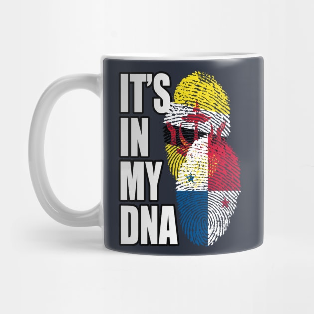 Bruneian And Panamanian Mix DNA Flag Heritage Gift by Just Rep It!!